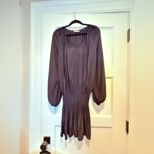 Ramy Brook Charcoal Long Sleeve Dress